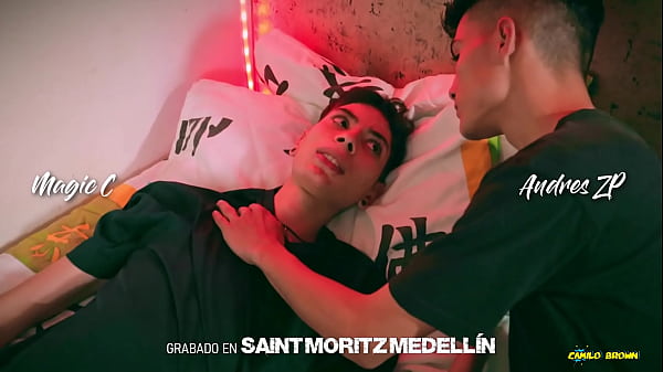 Beautiful Twink Andres ZP Giving Intense Oil Handjob To Skinny Twink Magic C
