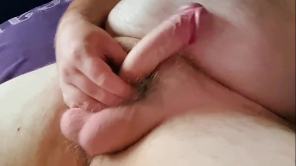 Chubby Gay Guy’s Edged Up Cock