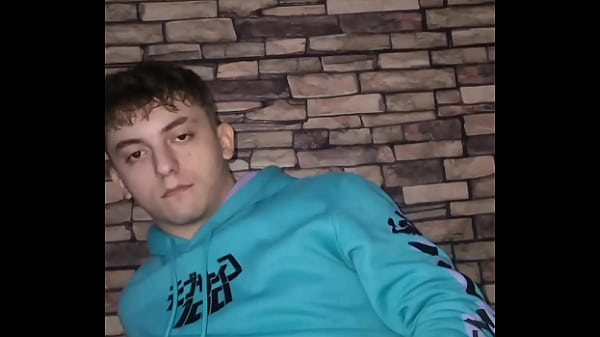 french boy with a pretty face jerks off