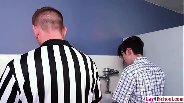 Gay Donovin Rece barebacked by referee in the CR
