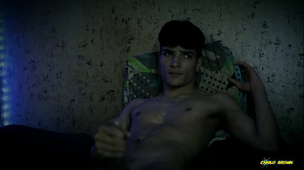 Halloween Slasher Magic C Caught Hot Twink Andres Zp Jerking His Big Dick And Gave Him a Helping Hand