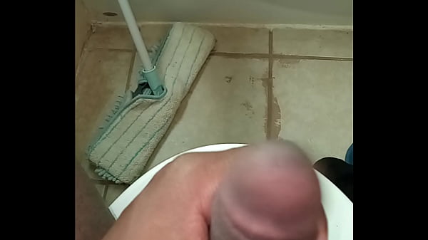 Love 5 to Stroke my small cock in the bathroom