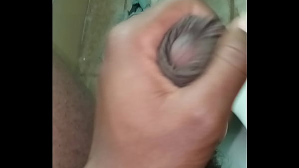 Love to Stroke my small cock in the bathroom