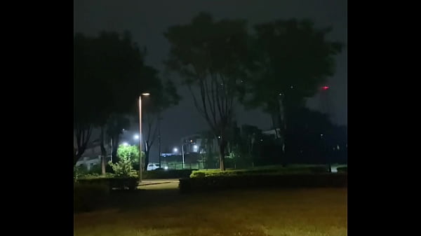 Park Exposed and Cum on Public Bike