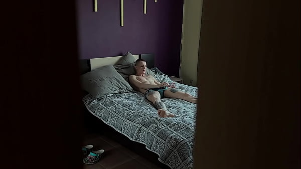 The stepfather caught his stepson jerking off and could no longer contain his boner – he fucked him and came in his ass 293