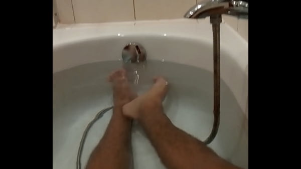 Touching myself in the bathtub