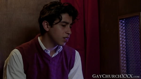 Arousing confession session with our naughty priest