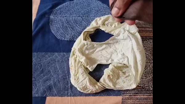 Cum on my stepsister panty when she is not at home