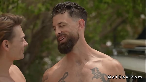 Gay surfers anal fucking after catching a few San Diego waves