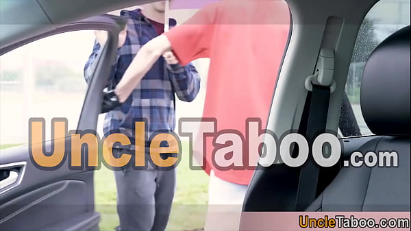 He cant resist his stepdads mustache its just too sexy to resist