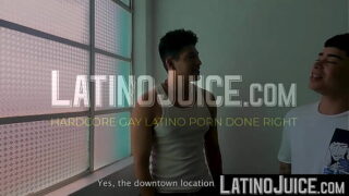 LatinoJuice.com – Cain Gomez & Alam Herrera – Muscular Cain Gomez bends on his knees to eat my delicious cock and balls