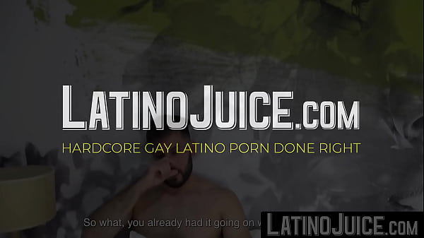 LatinoJuice.com – Latin Diego & Dimitry – Blonde gay Dimitry rides hairy Latin Diegos cock until he explodes cum