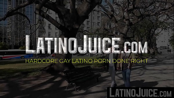 LatinoJuice.com – Jock homo Jonas Matt wanks dick while bred hard by Felipe