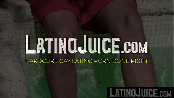 LatinoJuice.com – Tatted guys Kendro and Milo hang out by the pool to gobble each others dicks