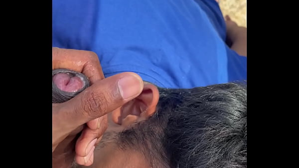 Outdoor blowjob