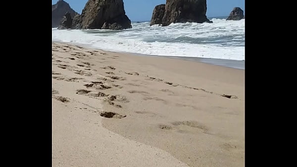 Playing on the beach Portugal