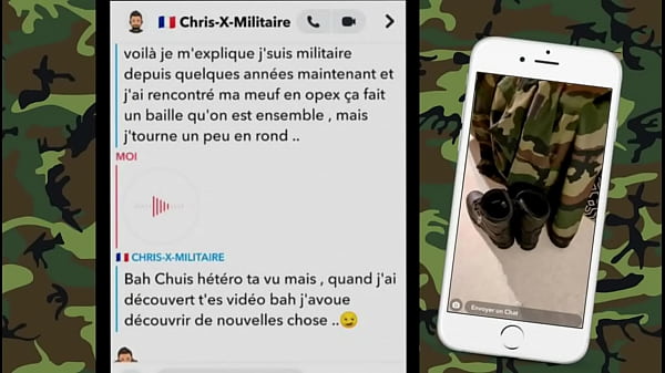 Un militaire français hétéro curieux en manque de queues !