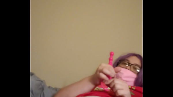 Sissy boi plays with ass