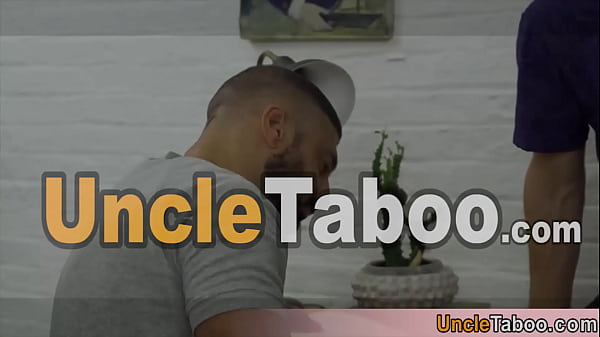 Bearded hot stud versus cute teen bareback style