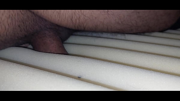 I fuck the mattress and cum on it.