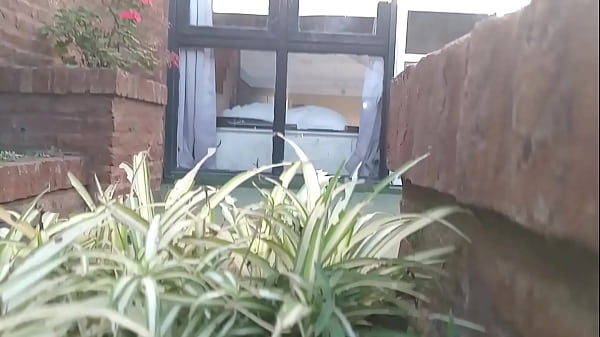 spying brunette bathing crossdresser sissy femboy walks in and fucks her pear ass buries his cock in anal