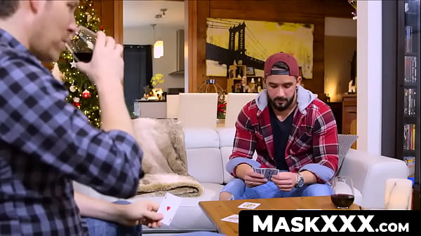MaskXXX.com – Zack’s hard dick wanking session after losing a game of poker