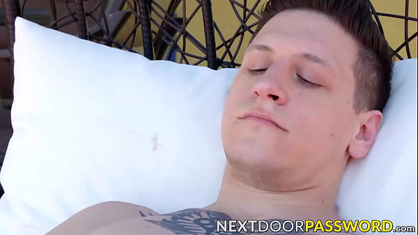 Outside fuck session with two fit jocks who love raw anal