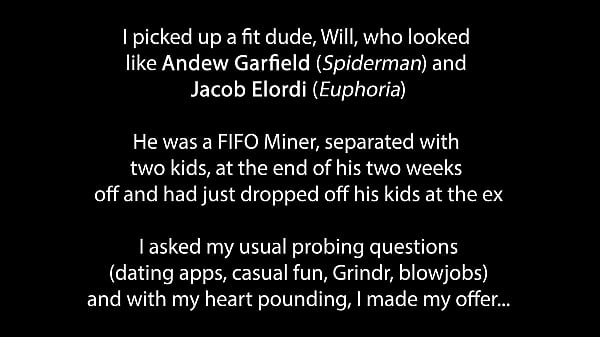 Aussie Bear Rideshare Driver gives first time blowjob to STR8 FIFO Miner