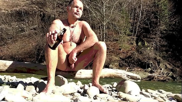 beach bum with beer – nudist compilation