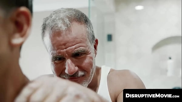 DisruptiveMovie.com – Stepdad Dale Savage deepthroats stepson Brandon Anderson’s massive cock