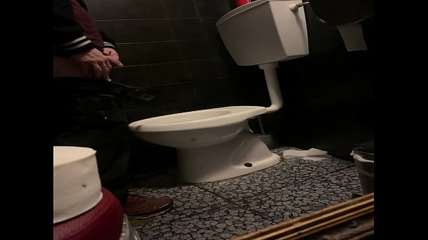 Pissing in a club’s toilets