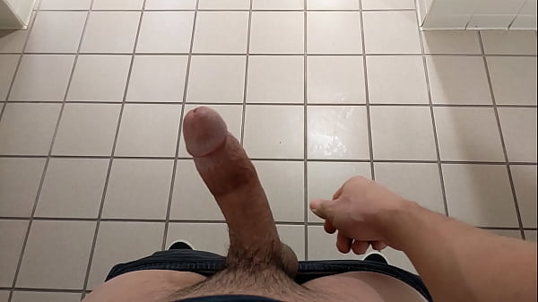 Would you watch me cum in the public restroom?
