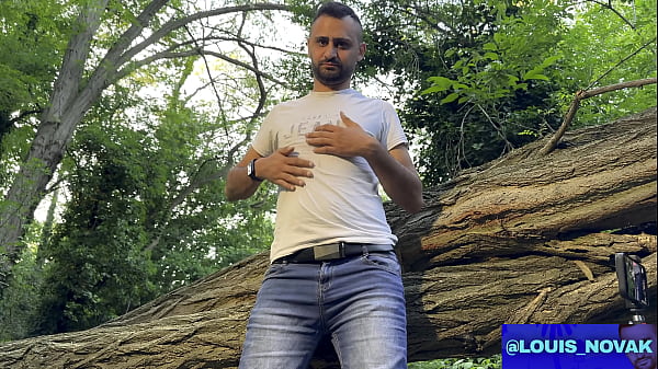 Cumming and pissing in the Woods TRAILER