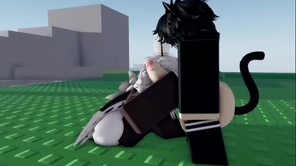 Femboy cat and moth have gay sex