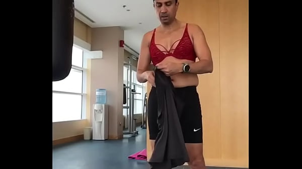 Indian sissy gym workout