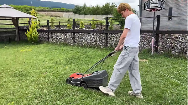 fucked the cute stepson of the owner of the house, but we were caught, juicy blowjob deepthroat and fucking a tight ass of a twink, finished in the ass