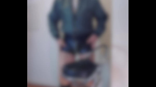 Olive Alpha Jacket   b/w Shirt and Tie and Leather Shorts 3