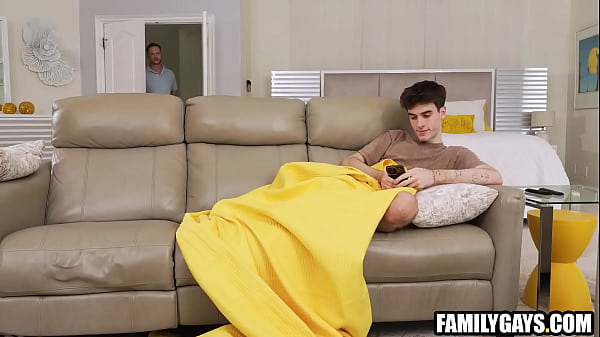 Step daddy sticks thermometer up step son’s ass