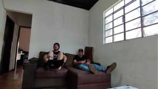 bastidores da gravação com Carlos Urach o pai da Andressa Urach