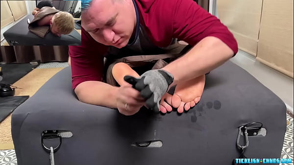 Bear Daddy Matt Wraps Sub Ryder And Tickles His Bare Feet