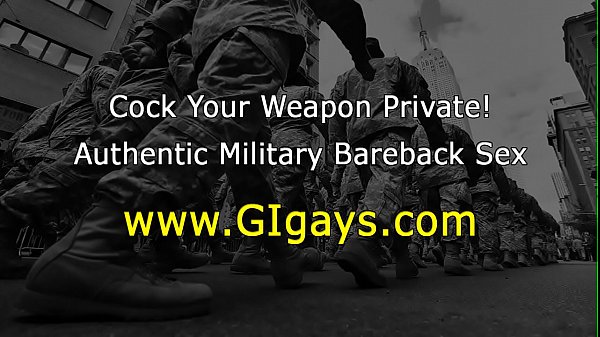 Military hunk gives head and rides