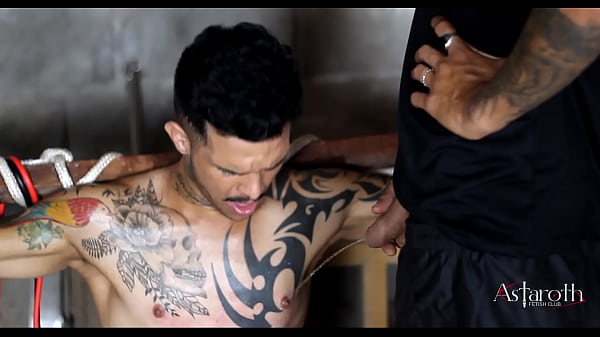 Nasty and Beautiful Twink is Bonded at the Cross while his Master spanks and uses him as he wishes. Full Video Avaiable at Xvideos RED!