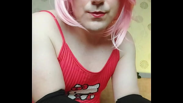 Sizzling Shemale Pose, Thick Thighs Oiled And Temptingly Stroked Slow