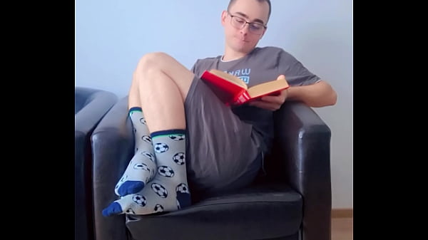 This cute boy came from college and jerks off before playing the Playstation