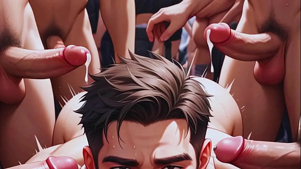 anime hentai white twink orgy muscle free video