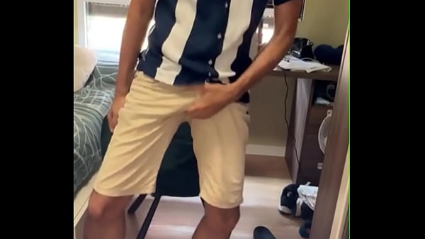 hot daddy fucking pocket pussy toy and busting a thick load