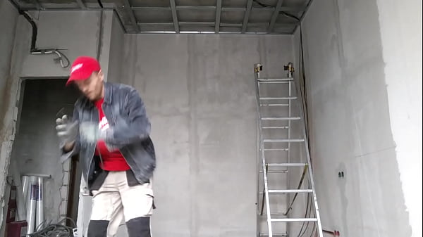 LanaTuls – Moscow Anal Slut and Bitch – Dirty Electrician Jerking-Off After Hard Working Day