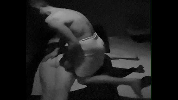 Night vision spy cam caught s dad woken up by step son for a hot rimming session