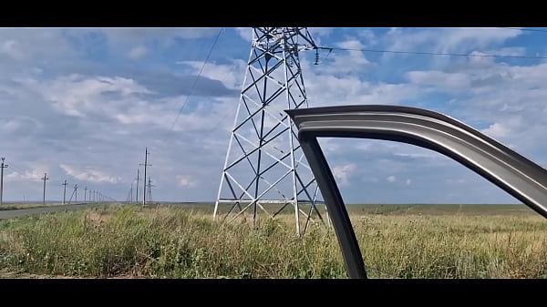 Picked up a slutty trance passenger with a big cock on the highway and fucked her