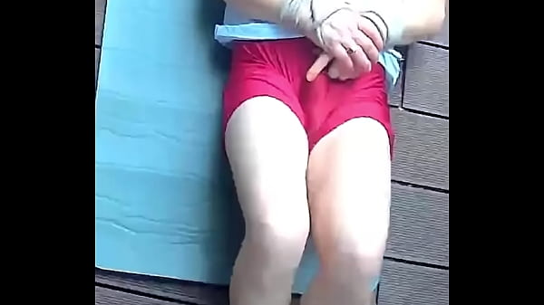 The loser of an amateur wrestling match has to submit to piss desperation, hands tied up (huge load of pee)